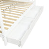 Triple Bunk Bed Three Sleeper Solid Pine Wood Bed Frame Children Single Double