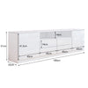 180cm LED Storage TV Unit Cabinet High Gloss Entertainment TV Stand Cupboards UK