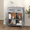 Sideboard Grey Sonoma 69.5x34x90 cm Engineered Wood