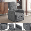 Electric Rise Recliner Chair Sofa Upholstered Armchair with Control for Disabled