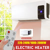 2000W Over Door Fan Air Heater Wall Mounted with Timer Digital Remote Control