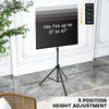 Tripod TV Stand 5-position Height Adjustable Swivel TV Floor Stand Non-slip Foot