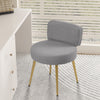 Fabric Modern Dressing Table Stool Footstool Bedroom Chair Vanity Makeup Stool