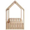 ' House Bed Frame 90x190 Solid Wood Pine T7Z0