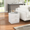 Bedside Table with 2 Drawers, Nightstand, Cabinet Drawers Side Storage Unit