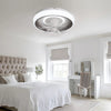 LED Ceiling Fan Light Dimmable Living Room 20 inch Lamp Pendant Smart Control