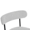 Dining Chairs Set of 2 Mid-Century Upholstered Curved Backrest Accent Chairs