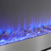 36/40/50/60 inch Fireplace Inset Fire Electric LED Wall Mounted Remote Heater UK