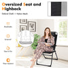 2Pcs Outdoor Folding Chair Garden Patio Reclining Chairs Portable Camping Chairs
