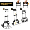 Folding Hand Truck – Heavy Duty 80kg Load Capacity Collapsible Trolley