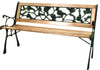 Wooden Garden Bench Rose 3 Seater Solid Pine Outdoor Patio Seat Furniture