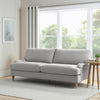 Dusk Hampshire Light Grey Chenille 3 Seater Sofa RRP £475
