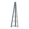 Grey Corner Bookcase Ladder Shelving Unit 5 Tier Storage Display Stand Bookshelf