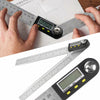 New 360 Degree Digital LCD Angle Finder Stainless Steel Ruler Measure Gauge UK