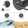 63L Steel Garden Lawn Roller Water Sand Filled Outdoor Grass Roller w/Drain Plug