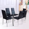 Dining Chairs in Faux Leather Modern Kitchen Chairs Side Stools Upholstery Seat