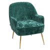 Velvet Scallop Shell Back Tub Chair Armchair Dressing Sofa Stool Bedroom Lounge