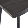 Morden Brown Dining Table Dining Room Kitchen Garden Table Metal Straight Legs