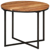Solid Wood Acacia and Coffee Table - Natural Brown, /Sofa Table with C5M0