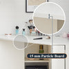Corner Dressing Table Workstation Foldable Shelf Storage Display Desk Cupbpard