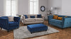 Mustard Rimini Corner Sofa Fabric New 5 Seater Luxury Modern Design Velvet