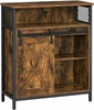 Industrial Storage Cabinet Small Rustic Sideboard Vintage Console Table Cupboard