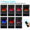 WiFi Freestanding Electric Fireplace Fire Flame Effect Heater Log Burner Stove