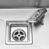 Large Deep Single Bowl Square 304 Stainless Steel Kitchen Sink w/ Drainer Kit UK