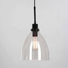 Pendant Light Over Island Hanging Lighting Industrial Clear Glass AdjustableCord