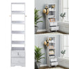 Bedside Chest 2 Drawer Night Stand Wooden Bookcase Bedroom Storage Cabinet Unit