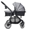 2 in 1 Baby High Landscape Stroller Foldable Toddler Reversible Stroller Grey