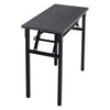 Modern Foldable Folding Laptop Computer Desk Home Study Office Table Wood Metal