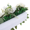 100cm White Flower Row for Wedding Wall Arrangement DIY Artificial Floral Arch