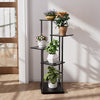 5Tier Metal Plant Display Stand Home Indoor Outdoor Garden Flower Pot Shelf Rack