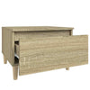 Side Tables 2 pcs Sonoma Oak 50x46x35 cm Engineered WoodNew