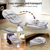 Bluetooth Electric Baby Swing Infant Cradle Bouncer Rocker Chair Music Remote Ok