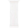 Flower Stand White 40x40x90 cm Solid Wood Pine