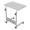 Adjustable Laptop Computer Table Notebook Desk Trolley Sofa Bed Tray with Wheels