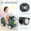 3-in-1 Toddlers Rocking Horse & Scooter Balance Bike Ride On Rocking Toy w/Wheel