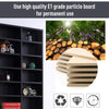 CD DVD Media Storage Shelves Display Shelf Racks Wooden Frame Black