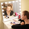 Large Hollywood Vanity Mirror Dimmable 16 LED Bulbs Makeup Mirror 3 Colour Light
