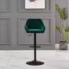 2x Bar Stools Breakfast Comfortable Swivel Gas Lift Kitchen Stool Leather Chairs