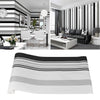 3D Bold Stripe Wallpaper Black White Contrasting Wall Decoration Living Room Art