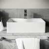 Counter Top White Cloakroom Ceramic Basin for Bathroom Vanity Cabinet and Toilet