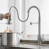 Big Sales Monobloc Pull Out Kitchen Mixer Tap Dual Spout Spray Single Lever 360°