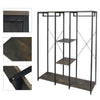 Heavy Duty Wardrobe Clothes Rack Hanging Garment Display Stand Storage Shelves