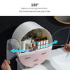 Large Makeup Vanity Case Beauty Storage Organiser Cosmetics Box 3 Drawers Holder