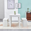 Rectangle Dining Tables for 2-4 Small Space, Wooden Kitchen Table Home/Office