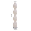 104cm Corner Floor Lamp-Standing Lamp Chrome Base for LivingRoom Bedroom Office