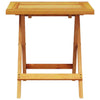 Brokky Loungers 2 pcs with Table Solid Wood Acacia, Bed Chair with High T8O7